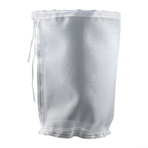 Vilgftyiet Teichfilter Nylon Netzfiltertasche Mehrzweck-Filtertasche mit Kordelzug für Aquarium-Wasserfiltersystem 100/200/300 Mesh (100 Mesh) von Vilgftyiet