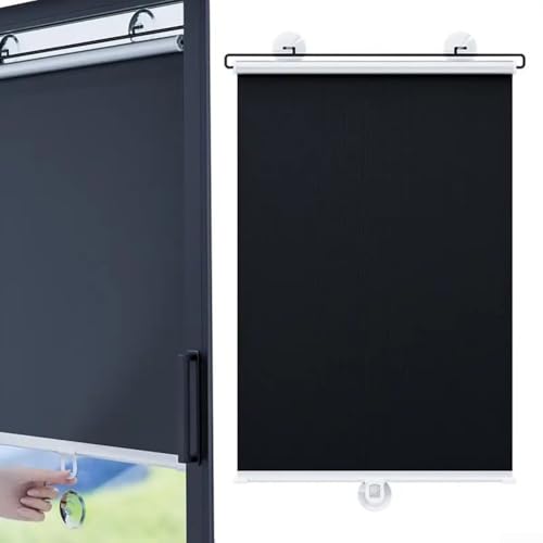 Vilgftyiet Temporäres Verdunkelungsrollo 40 × 60 cm, tragbares Verdunkelungsrollo mit Saugnapf, Verdunkelungsrollos für Auto, Schlafzimmer, Büro, Kinderzimmer, Dachboden, Reisen, Wohnmobil, Auto Vilgftyiet Temporäres Verdunkelungsrollo 40 × 60 cm, tragbares Verdunkelungsrollo mit Saugnapf, Verdunkelungsrollos für Auto, Schlafzimmer, Büro, Kinderzimmer, Dachboden, Reisen, Wohnmobil, Auto von Vilgftyiet