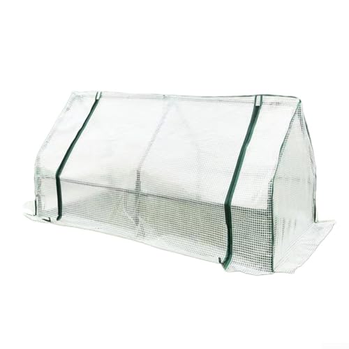 Vilgftyiet Tragbares Mini-Gewächshaus mit verstärktem Netzgitter, zum Schutz der Pflanzen, 120 x 60 x 60 cm Vilgftyiet Tragbares Mini-Gewächshaus mit verstärktem Netzgitter, zum Schutz der Pflanzen, 120 x 60 x 60 cm von Vilgftyiet