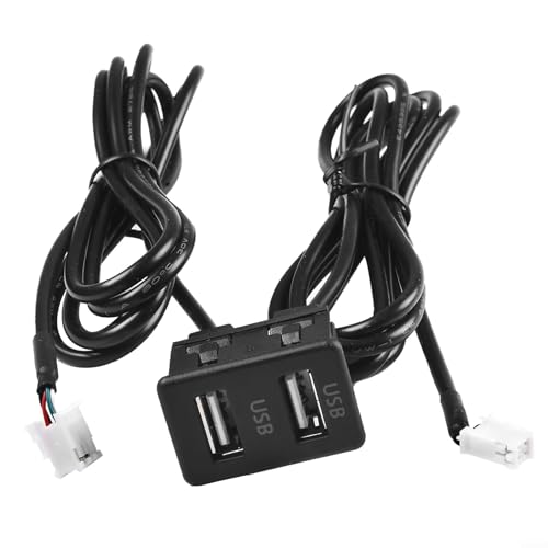 Vilgftyiet Unterputz-Dual-USB-Armaturenbrett-Steckdose – erweiterte 145 cm lange Linie für vielseitige Automobilanwendungen Vilgftyiet Unterputz-Dual-USB-Armaturenbrett-Steckdose – erweiterte 145 cm lange Linie für vielseitige Automobilanwendungen von Vilgftyiet
