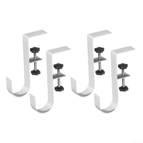 Vilgftyiet Verstellbare Kaminsims, Strumpf- und Girlandenaufhänger, 4 Stück, Eisenhaken für Weihnachtskränze, Herbstgirlanden und saisonale Dekoration, passend für 12–60 mm Regale (weiß, nur 4 Vilgftyiet Verstellbare Kaminsims, Strumpf- und Girlandenaufhänger, 4 Stück, Eisenhaken für Weihnachtskränze, Herbstgirlanden und saisonale Dekoration, passend für 12–60 mm Regale (weiß, nur 4 von Vilgftyiet
