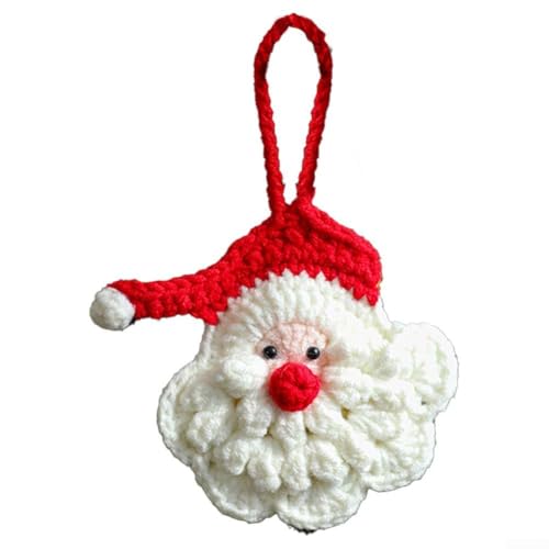 Weihnachtsbaumschmuck, handgewebte Weihnachtswollstrümpfe Ornamente, Weihnachtsbäume, Schneeflocken, Weihnachtsmann, Weihnachtsstrümpfe, Kunst, hängende Dekoration (F) von Vilgftyiet