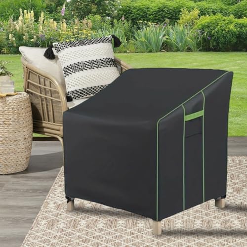 Wetterfeste Abdeckungen für Terrassenmöbel, starkes 210D-Oxford-Gewebe, für den Außenbereich (89 x 97 x 59/79 cm) von Vilgftyiet
