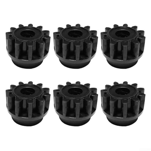 Wischmopp-Lagergetriebe Ersatz für Easy Mop Pedal Besen Spin, passend für 90% der rotierenden Mops (6 schwarz) von Vilgftyiet