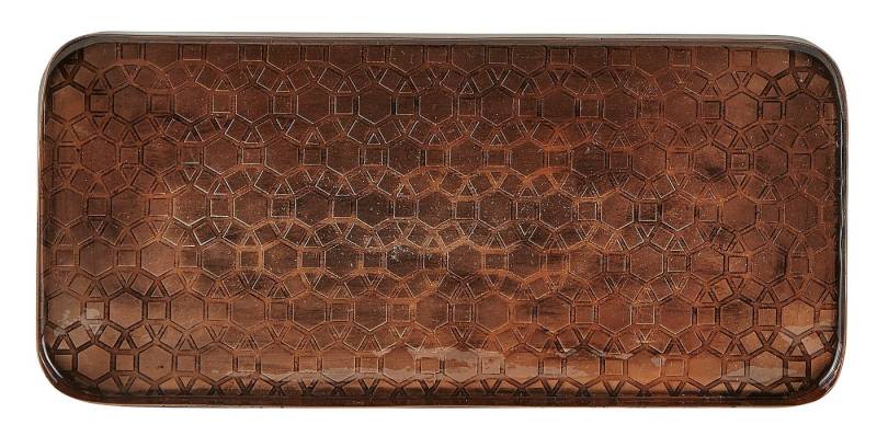 Villa Collection Denmark Servierplatte Iron Copper Platte 30 x 15 cm, Metall, (Platten) von Villa Collection Denmark