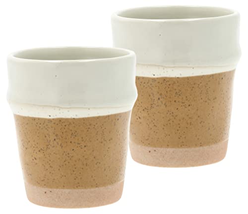 Villa Collection Evig Espressotasse Dia 6 x 7 cm 0,1 Liter 2 Stck. Amber/Creme von Villa Collection