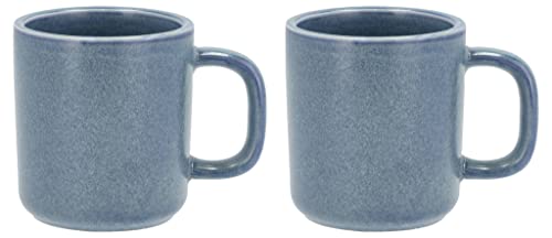 Villa Collection Fjord Kaffeebecher Porzellan - Becher aus Keramik für Kaffee und Tee - Hübsche Beige Kaffeetassen in Dänischem Design - Fassungsvermögen 250 ml - 2 Stück, Blau Villa Collection Fjord Kaffeebecher Porzellan - Becher aus Keramik für Kaffee und Tee - Hübsche Beige Kaffeetassen in Dänischem Design - Fassungsvermögen 250 ml - 2 Stück, Blau von Villa Collection