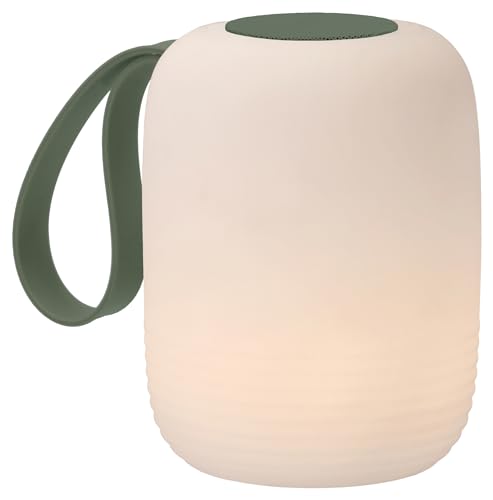 Villa Collection Hav LED Lampe m. Lautsprecher Dia 12,5 x 15,5 cm Weiss/Sand von Villa Collection