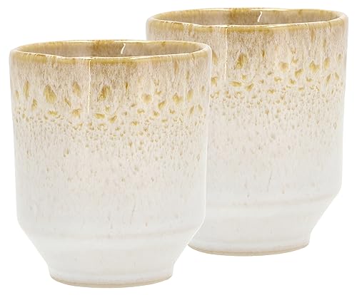 Villa Collection Styles Becher Dia 7,5 x 9 cm 0,18 Liter 2 Stck. Creme/Sand von Villa Collection