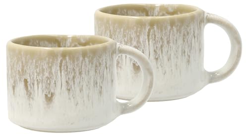 Villa Collection Styles Espressotasse Dia 6,5 x 5,1 cm 0,08 Liter 2 Stck. Creme/Sand von Villa Collection