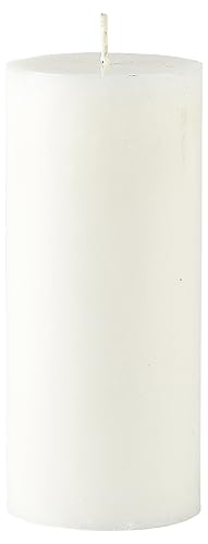 Villa Collection Trae Blockkerze Dia 6 x 14 cm Weiss von Villa Collection