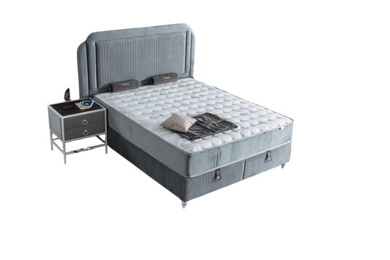 Villa Möbel Boxspringbett LIVE (Bett, Bett), Bettkasten mit XXL Stauraum & Gasdruckfedern für einfache Handhabung von Villa Möbel