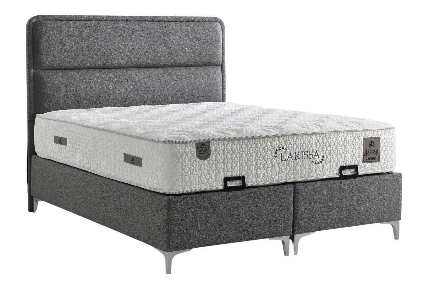 Villa Möbel Boxspringbett Larissa (Bett), XXL-Bettkasten mit Gasdruckfedern mühelos & geräumig Villa Möbel Boxspringbett Larissa (Bett), XXL-Bettkasten mit Gasdruckfedern mühelos & geräumig von Villa Möbel