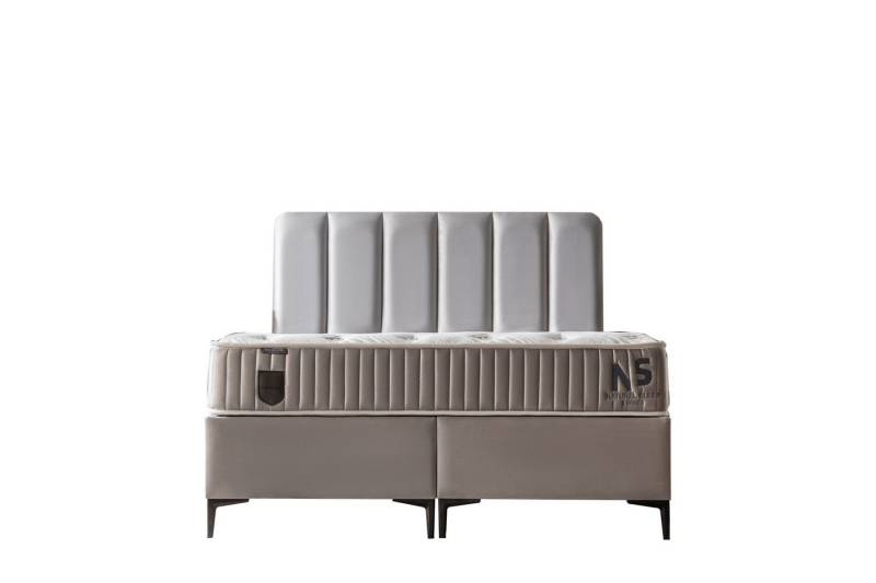 Villa Möbel Boxspringbett Natural Sleep (Bett Set, Bettset), XXL-Bettkasten mit Gasdruckfedern  mühelos & geräumig von Villa Möbel