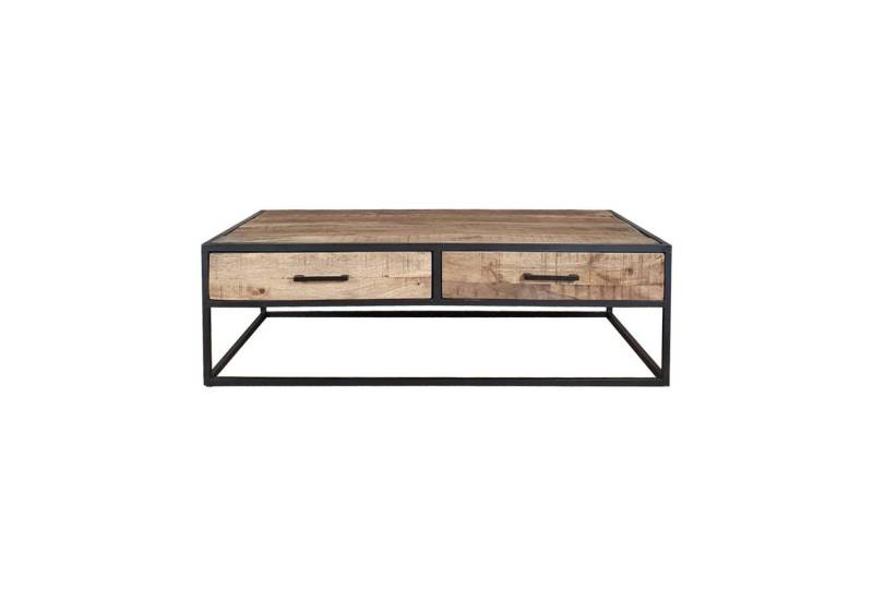 Villa Möbel Couchtisch Couchtisch Devereux 80x80 cm (Packung, 1-St., 1 Tisch), Massivholz mit Matrix-Gestell von Villa Möbel