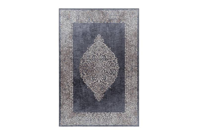Villa Möbel Designteppich Fieico, Höhe: 7 mm, Waschbarer Teppich Barock Design Weicher Rutschfest Teppich Wohnzimmer von Villa Möbel