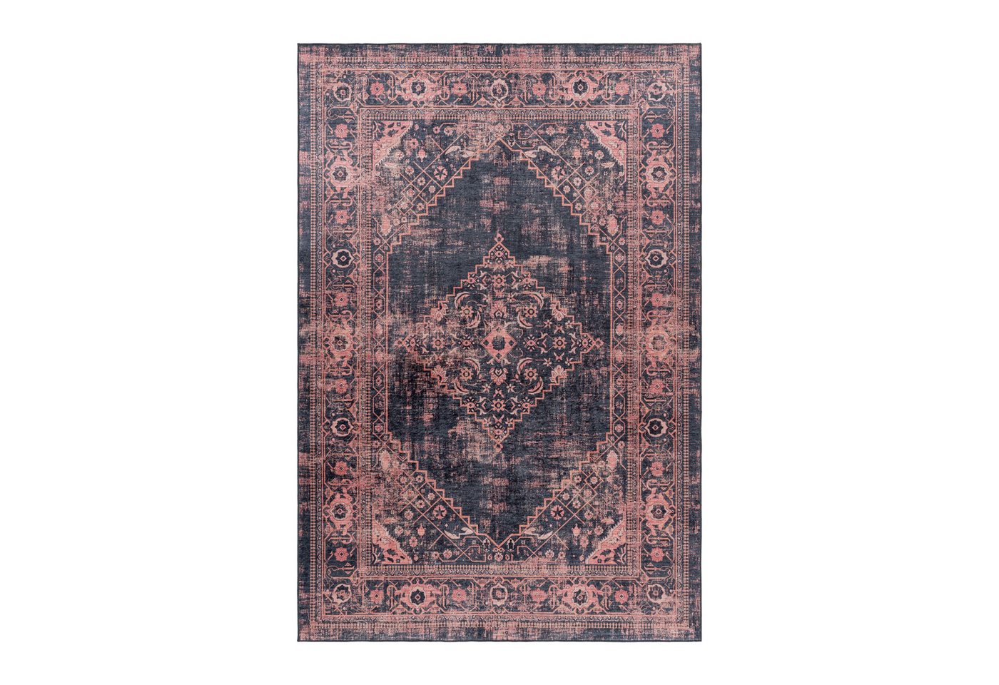 Villa Möbel Designteppich Fieico, Höhe: 7 mm, Waschbarer Teppich Orient Design Rutschfest Teppich Wohnzimmer Villa Möbel Designteppich Fieico, Höhe: 7 mm, Waschbarer Teppich Orient Design Rutschfest Teppich Wohnzimmer von Villa Möbel