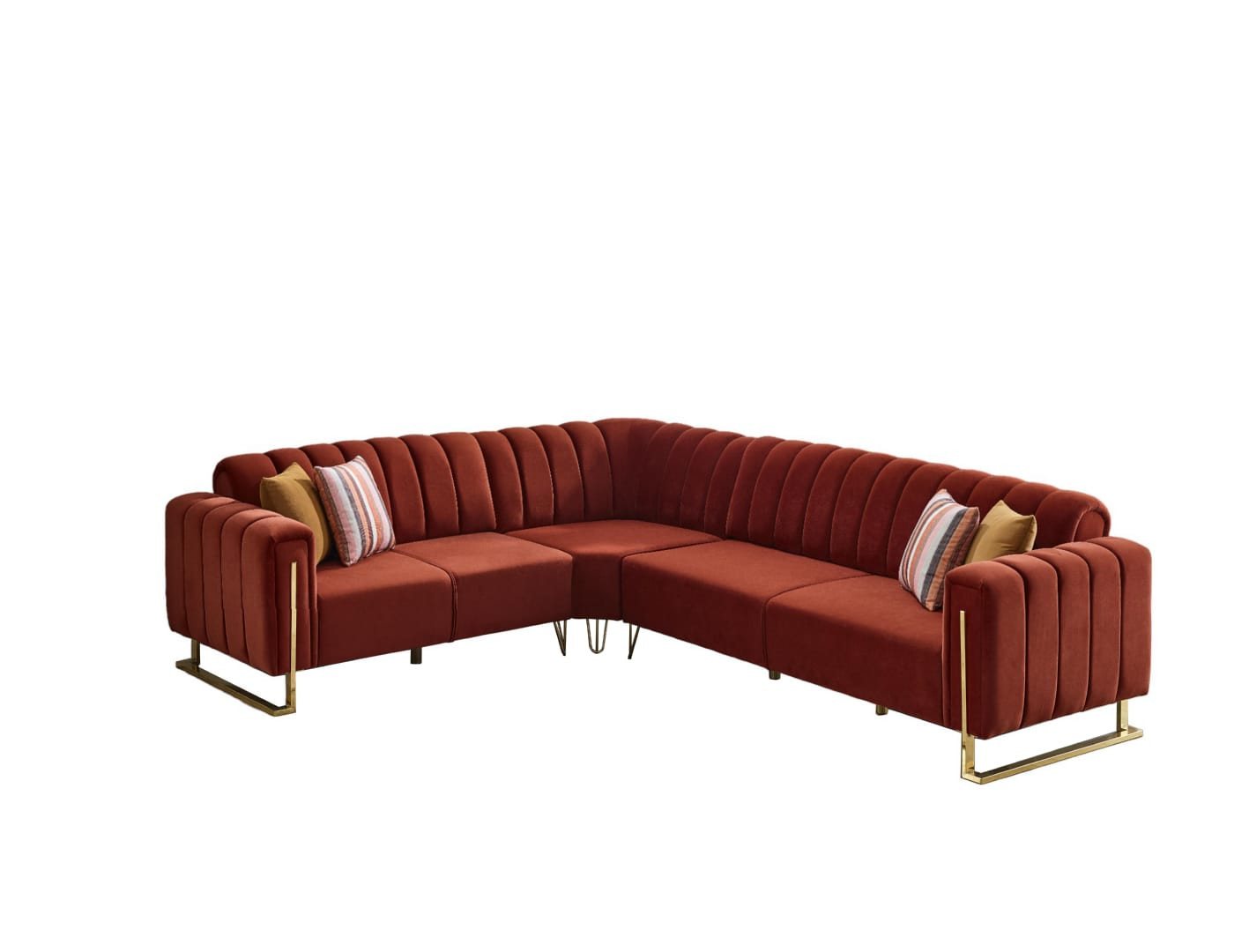 Villa Möbel Ecksofa Himalaya, Set, Hand Made Quality, pflegeleichter Mikrofasersamtstoff Villa Möbel Ecksofa Himalaya, Set, Hand Made Quality, pflegeleichter Mikrofasersamtstoff von Villa Möbel