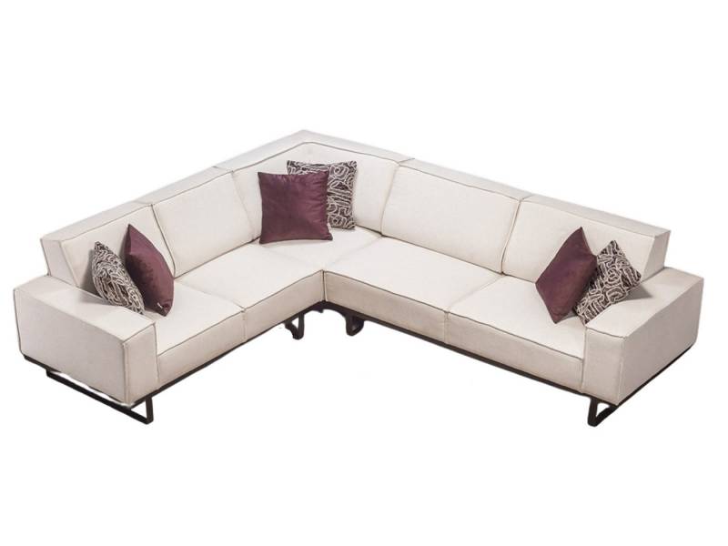 Villa Möbel Ecksofa Marion, 1 Teile, mit Schlaffunktion durch verstellbare Rückenlehne von Villa Möbel