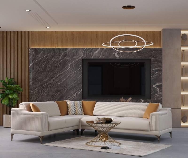 Villa Möbel Ecksofa Santiago, 1 Teile, mit Relax-/Bettfunktion durch umklappbare Rückenlehne Villa Möbel Ecksofa Santiago, 1 Teile, mit Relax-/Bettfunktion durch umklappbare Rückenlehne von Villa Möbel