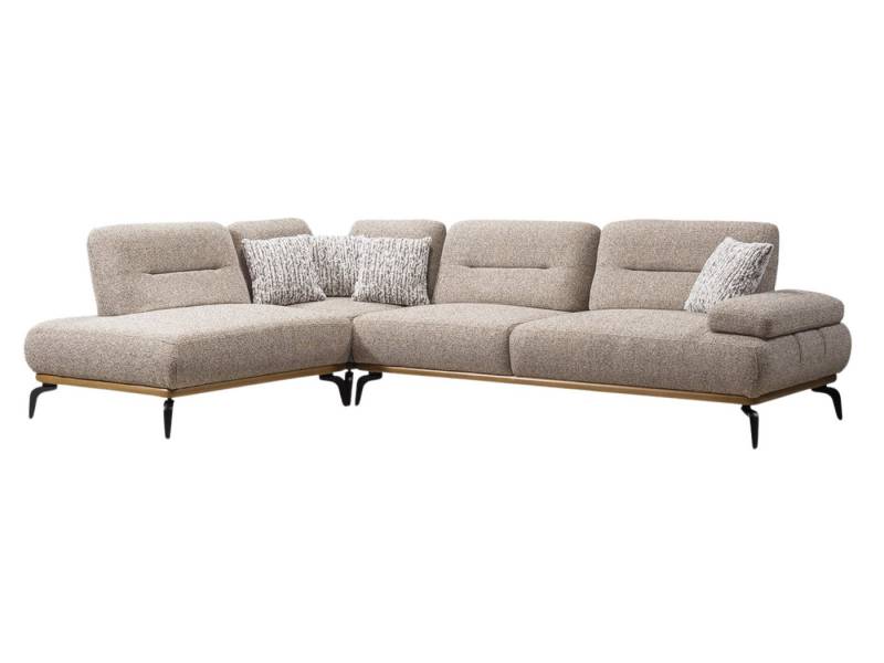 Villa Möbel Ecksofa Smooth Relax, 1 Teile, mit Schlaffunktion durch verstellbare Rückenlehne von Villa Möbel