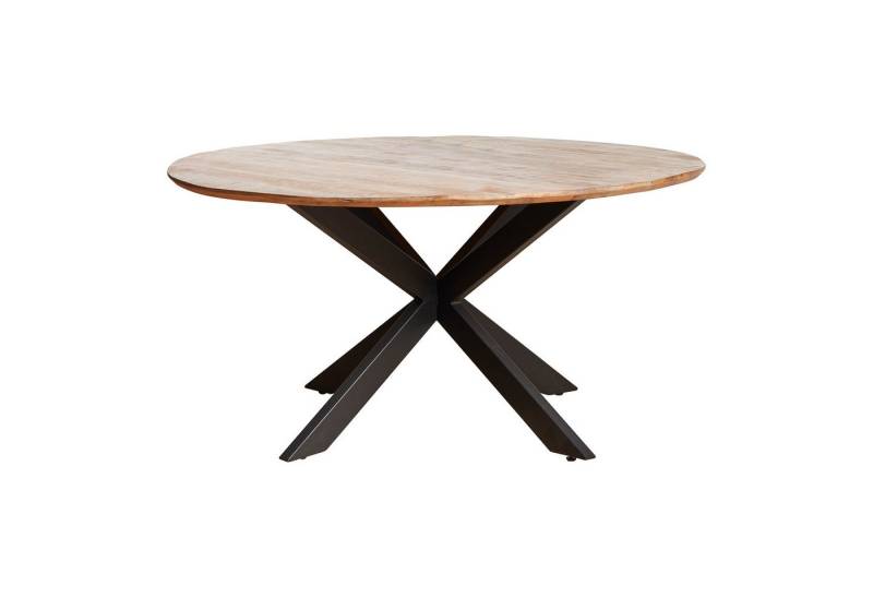 Villa Möbel Esstisch Esstisch Darlington Rund (Packung, 1-St., 1 Tisch), Massivholz mit Matrix-Gestell von Villa Möbel