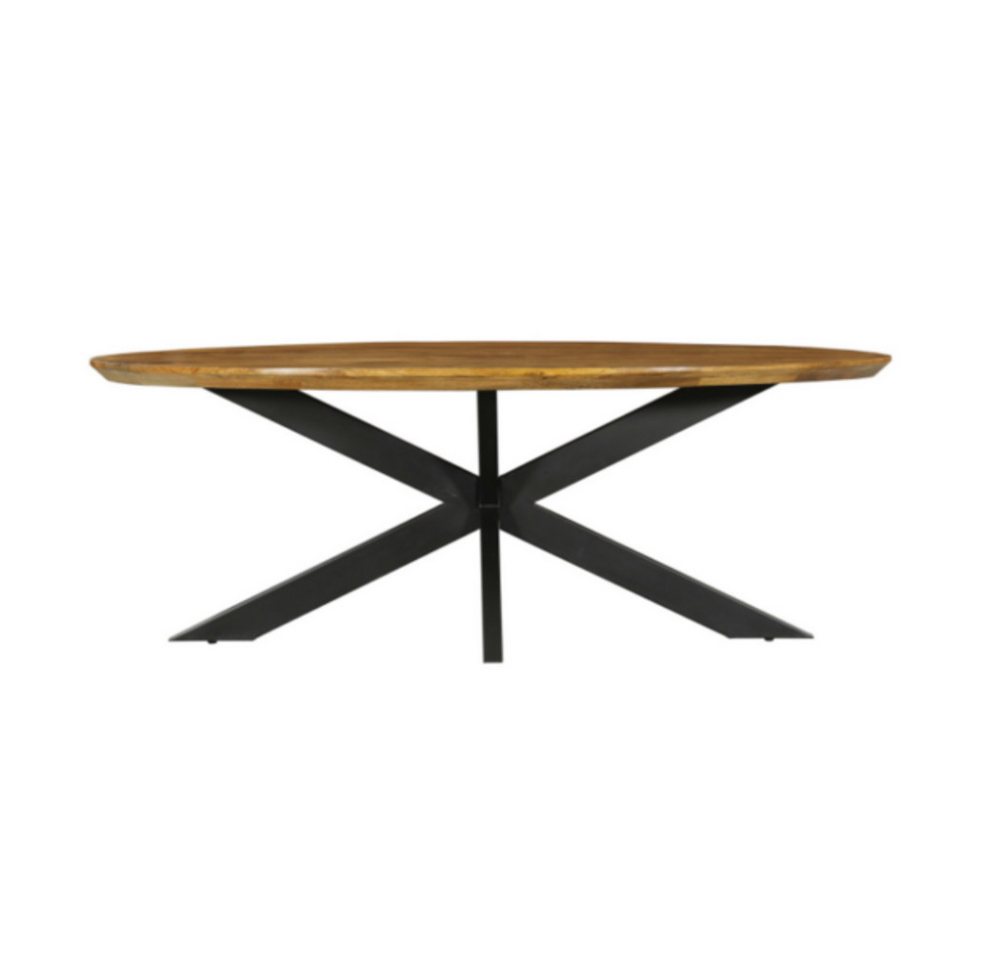 Villa Möbel Esstisch Esstisch Savion Oval (Packung, 1-St., 1 Tisch), Massivholz mit Matrix-Gestell von Villa Möbel