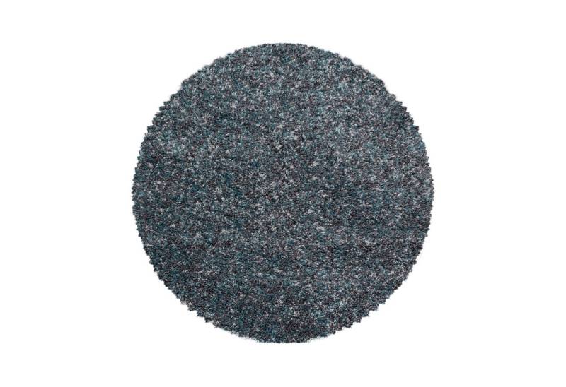 Villa Möbel Hochflor-Teppich Enjivo, Rund, Höhe: 30 mm, Teppich Meliert Design Teppich Wohnzimmer versch. farben und größen von Villa Möbel
