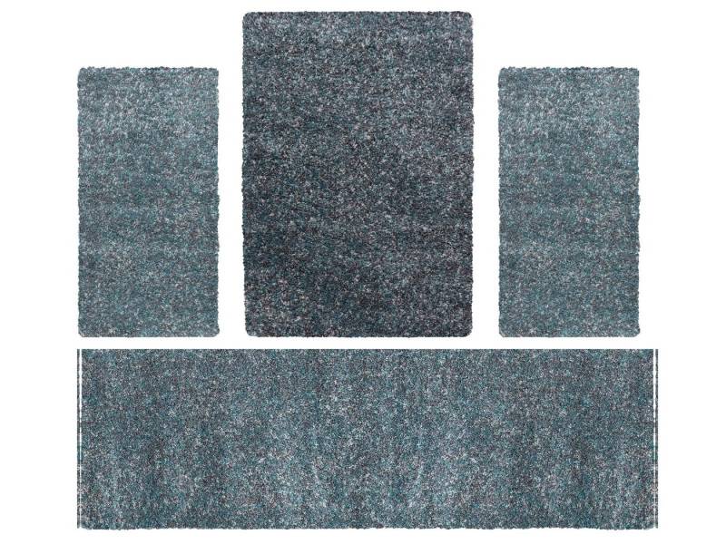 Villa Möbel Hochflor-Bettumrandung Meliert Design, Höhe 30 mm, (4-tlg), Teppich Meliert Design Teppich Wohnzimmer versch. farben und größen Villa Möbel Hochflor-Bettumrandung Meliert Design, Höhe 30 mm, (4-tlg), Teppich Meliert Design Teppich Wohnzimmer versch. farben und größen von Villa Möbel