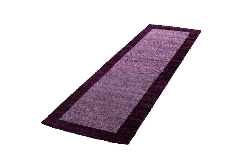 Villa Möbel Hochflor-Teppich Lifiva, Höhe: 30 mm, Teppich Wohnzimmer Bordüre Design Shaggy versch. farben und größen von Villa Möbel