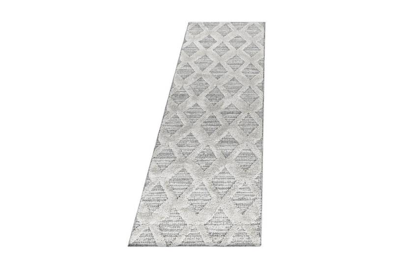 Villa Möbel Hochflor-Teppich Pisaro, Höhe: 20 mm, Teppich Wohnzimmer Boho Design weich 3D Optik Skandinavische Stil von Villa Möbel
