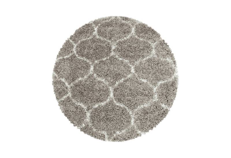 Villa Möbel Hochflor-Teppich Salaro, Höhe: 30 mm, Runder Teppich Wohnzimmer Skandinavisches Design Shaggy flauschig von Villa Möbel