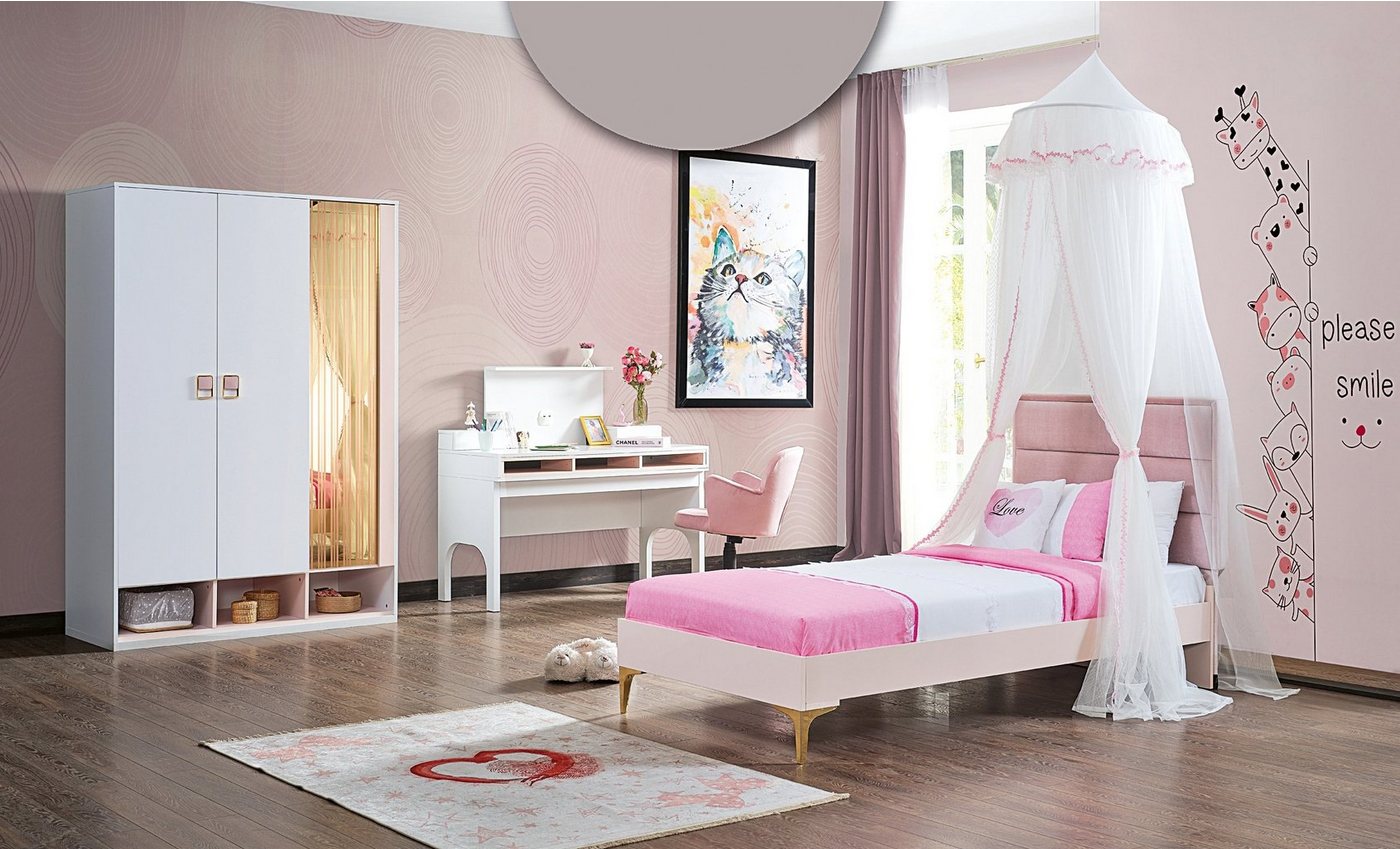 Villa Möbel Jugendzimmer-Set ROSA Jugendzimmer, (5-tlg) von Villa Möbel