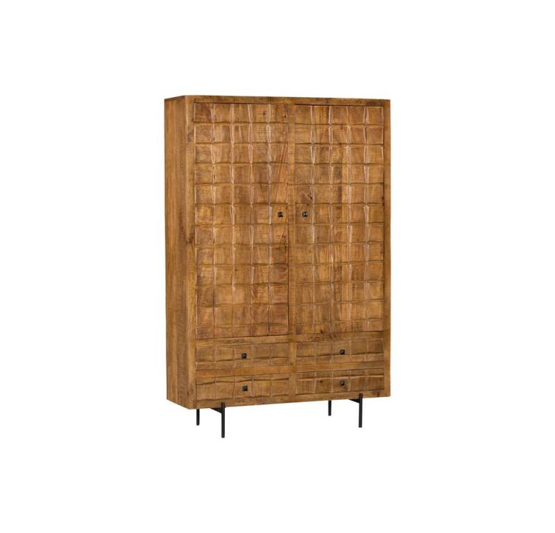 Villa Möbel Kommode (100x40x180 cm, 1 St., 1 Kommode), Mangoholz mit Metallbeinen von Villa Möbel