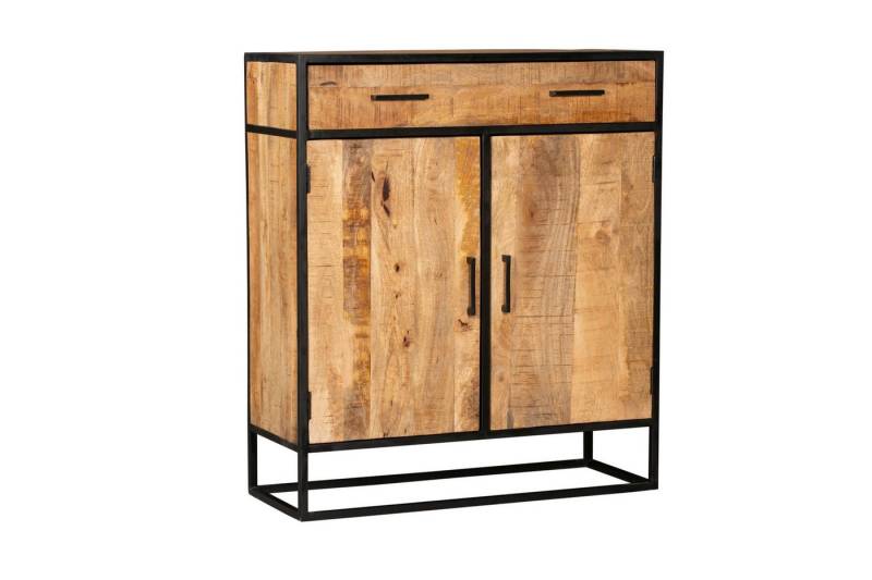 Villa Möbel Kommode (100x40x115cm, 1 St., 1 Kommode), Mango Massivholz mit Lounge-Gestell von Villa Möbel