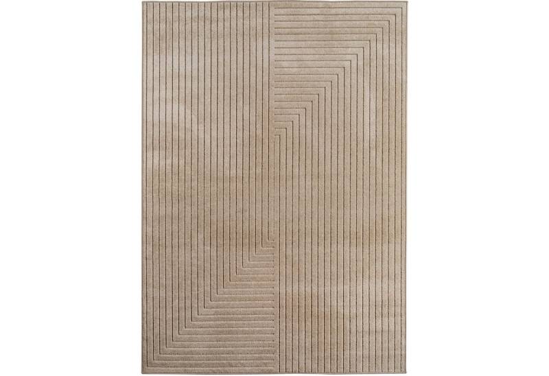 Villa Möbel Outdoorteppich Novida, Rechteckig, Höhe: 5 mm, Indoor Outdoor Teppich Wetterfest 3D Optik Wohnzimmer Küchen Terrasse von Villa Möbel