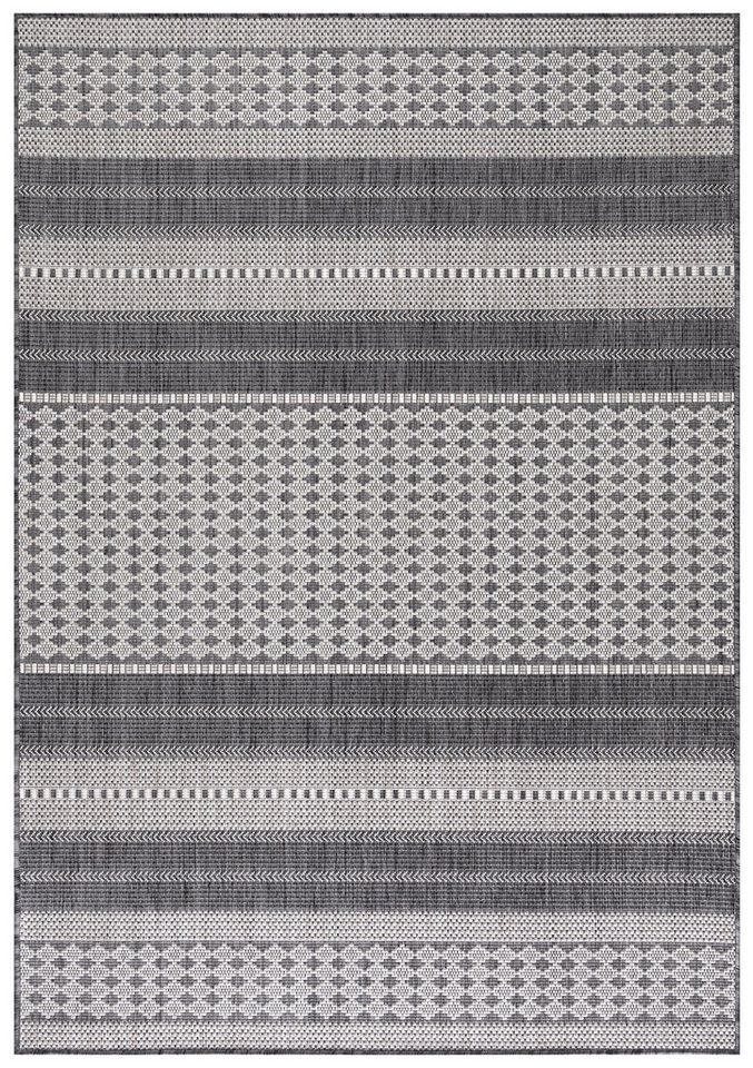 Villa Möbel Outdoorteppich Sunique, Höhe: 5 mm, Teppich Vintage Design Flachgewebe Küchenteppich Balkon Terrasse von Villa Möbel