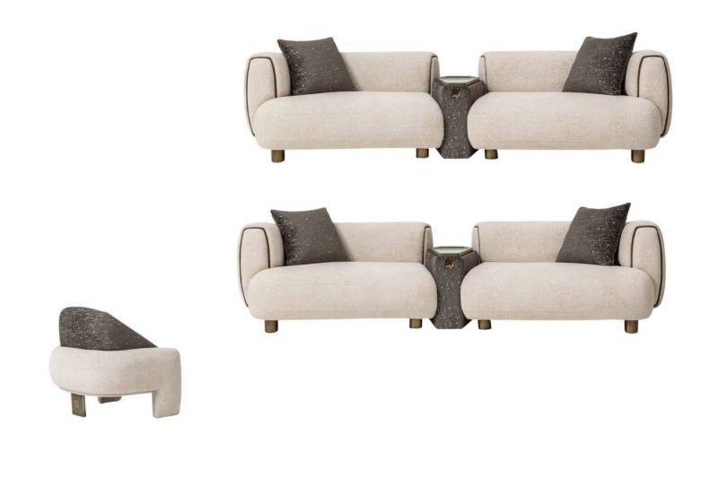 Villa Möbel Polstergarnitur Artemis, (Set, 3-tlg) von Villa Möbel