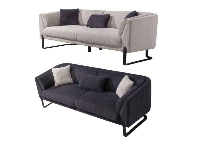 Villa Möbel Polstergarnitur Savana, (Sofa Set, Set besteht aus: 3 Sitzer+3 Sitzer), Quality Made in Turkey- Pflegeleichter Webstoff von Villa Möbel