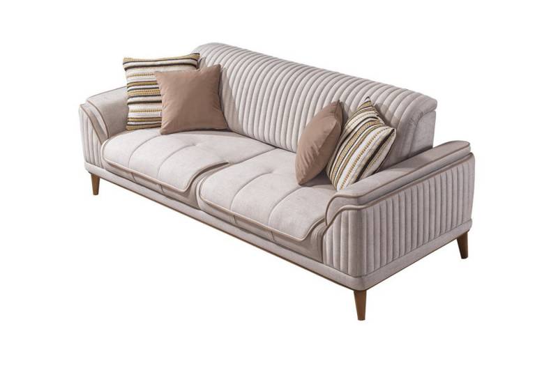 Villa Möbel Sofa Bond Holz, 3-Sitzer 1 Teile, mit Relax-/Bettfunktion durch umklappbare Rückenlehne Villa Möbel Sofa Bond Holz, 3-Sitzer 1 Teile, mit Relax-/Bettfunktion durch umklappbare Rückenlehne von Villa Möbel