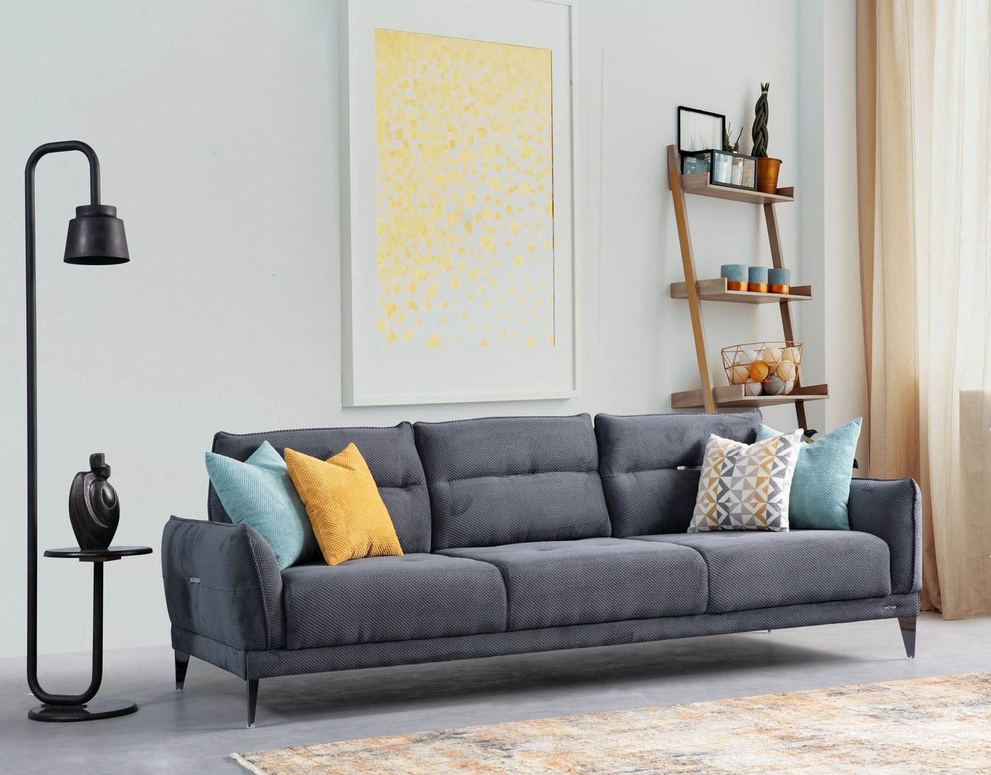 Villa Möbel Sofa Brussels, 1 Stk. 2-Sitzer, mit Relax-/Bettfunktion durch verstellbare Rückenlehne von Villa Möbel