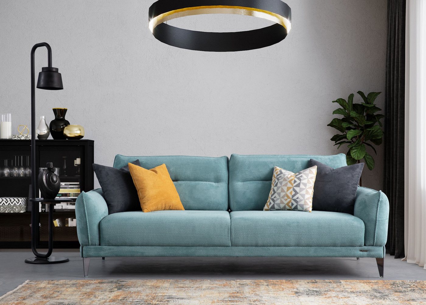 Villa Möbel Sofa Brussels, 1 Stk. 2-Sitzer, mit Relax-/Bettfunktion durch verstellbare Rückenlehne von Villa Möbel