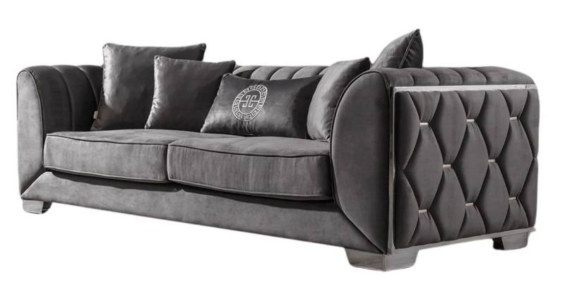 Villa Möbel Sofa Casablanca, 3-Sitzer 1 Teile, Handmade Quality,strapazierfähiger,pflegeleichter Mikrofaserstoff Villa Möbel Sofa Casablanca, 3-Sitzer 1 Teile, Handmade Quality,strapazierfähiger,pflegeleichter Mikrofaserstoff von Villa Möbel