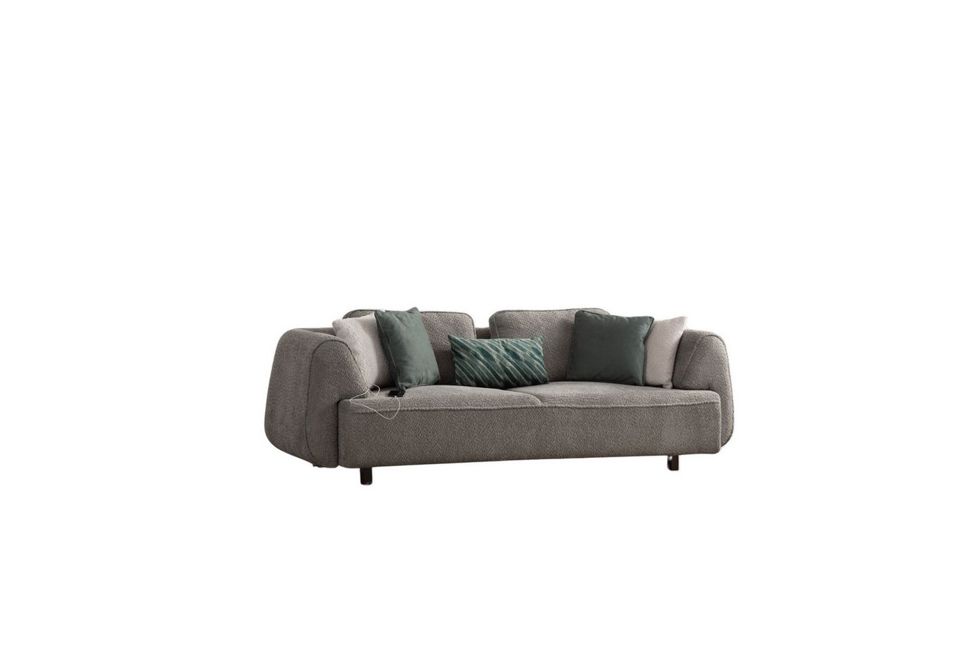 Villa Möbel Sofa Dallas, 1 Stk. 2-Sitzer, Hand Made Qualtiy, pflegeleichter Mikrofaserstoff von Villa Möbel