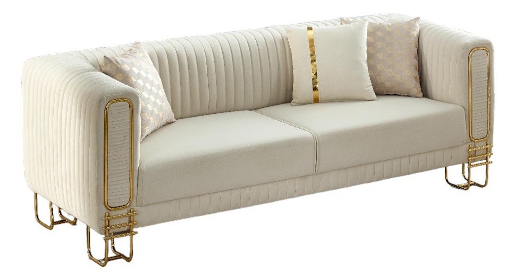 Villa Möbel Sofa Delphi, 1 Stk. 2-Sitzer, mit Relax-/Bettfunktion durch umklappbare Rückenlehne von Villa Möbel