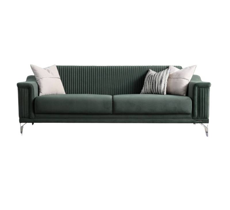 Villa Möbel Sofa Elyss, 1 Stk. 2-Sitzer, Hand Made Qualtiy, Schlaffunktion durch aufklappbare Sitzfläche von Villa Möbel