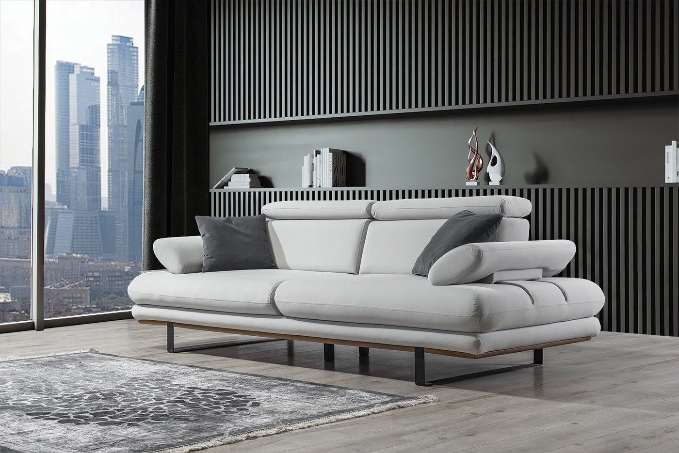 Villa Möbel Sofa Energy, 1 Stk. 3-Sitzer, Quality Made in Turkey, stylische Sitztiefen- und Armlehnenverstellung von Villa Möbel