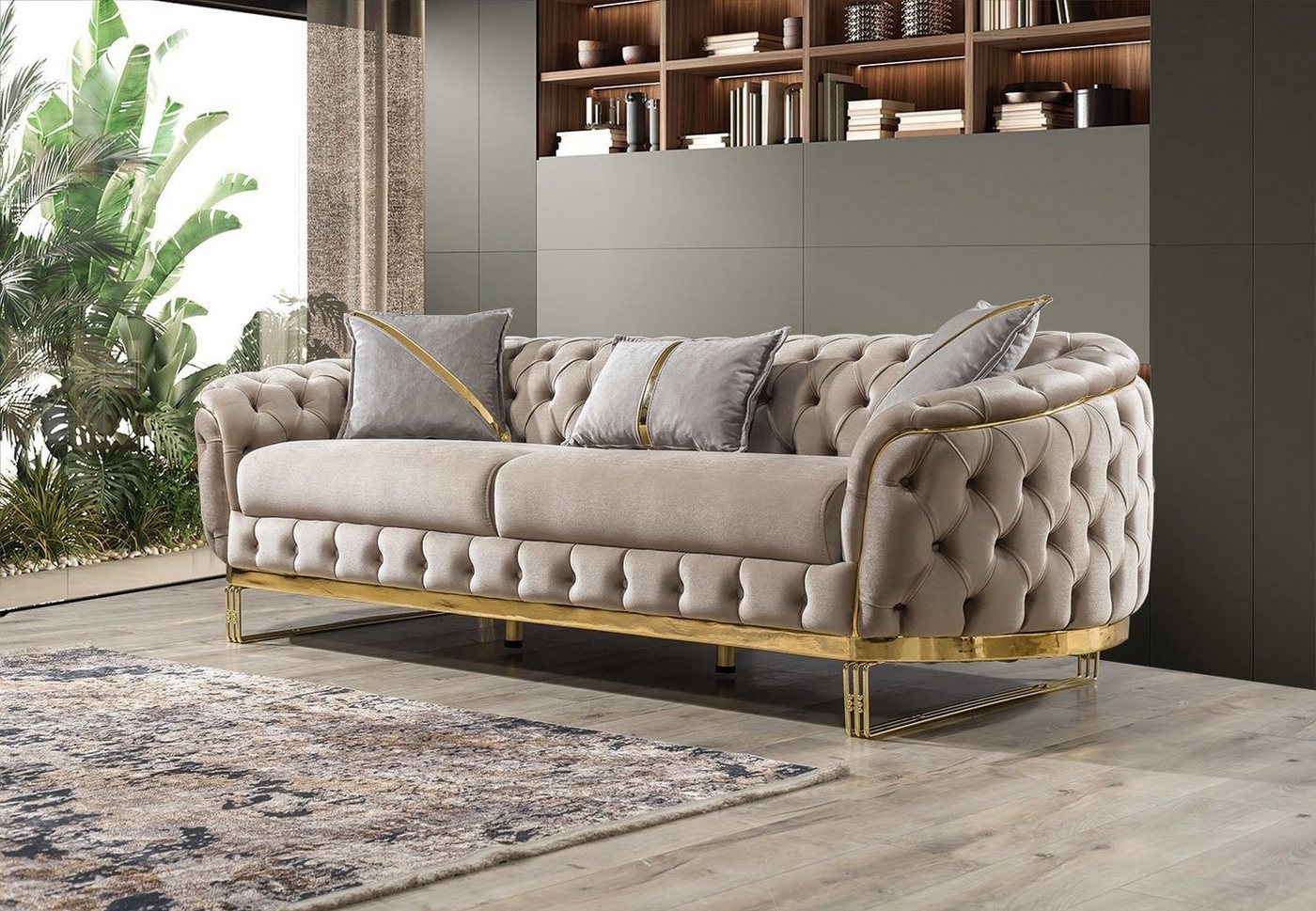 Villa Möbel Sofa Fairy, 1 Stk. 2-Sitzer, Quality Made in Turkey, handgefertigt von Villa Möbel