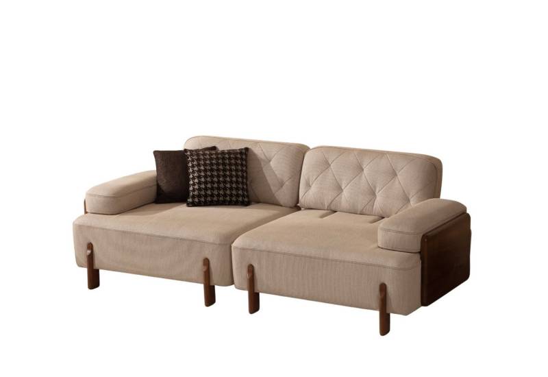 Villa Möbel Sofa Friendly, 1 Stk. 3-Sitzer, Handmade Quality,strapazierfähiger Mikrofaser Stoff von Villa Möbel
