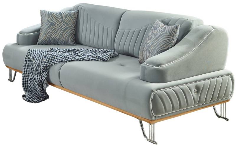 Villa Möbel Sofa Kaiser, 1 Stk. 2-Sitzer, Hand Made Quality, pflegeleichter Mikrofasersamtstoff von Villa Möbel